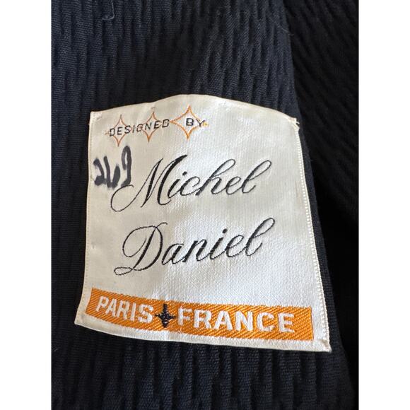 60s Michel Daniel Coat w/ Fur Collar - Picture 7 of 7